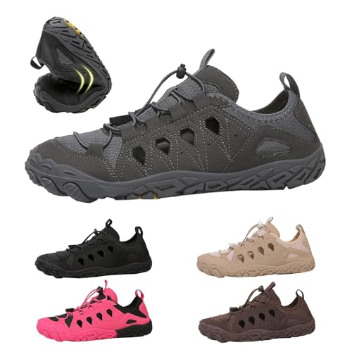 BOTCAM Barfußschuhe Damen Herren Schnell Trocknend Wasserschuhe Badeschuhe Schwimmschuhe Strandschuhe Fitnessschuhe Zehenschuhe Aquaschuhe Atmungsaktiv Surfschuhe Aquaschuhe Strandschuhe von BOTCAM
