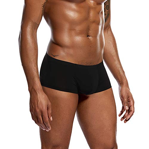 BOTCAM Boxer Herren Shorts Hipsters Baumwolle Kurz Trunks Unterhose Weicher Unterwäsche Classic Retroshorts aus Baumwolle und Elasthan, Leicht und Atmungsaktiv, Größen M, L, XL, XXL von BOTCAM