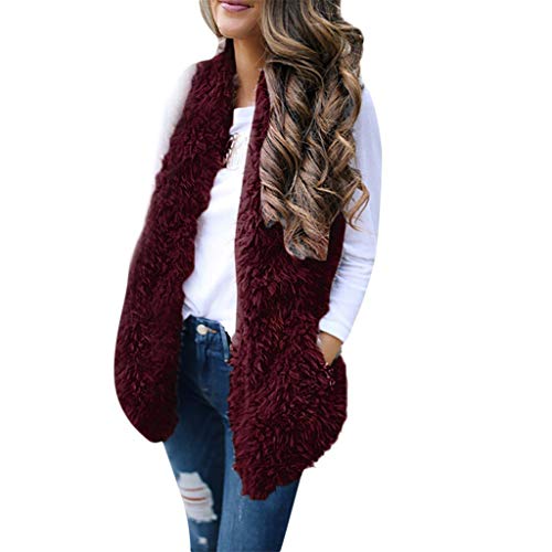 BOTCAM Damen Fleeceweste Lang Plüschweste Teddyfell Kunstfell Weste Herbst Winterweste Warm Faux Pelz Kurzweste Damenwesten Teddyfleece Ärmellos Winterjacke Fleecejacke Wärmeweste Longweste BOTCAM Damen Fleeceweste Lang Plüschweste Teddyfell Kunstfell Weste Herbst Winterweste Warm Faux Pelz Kurzweste Damenwesten Teddyfleece Ärmellos Winterjacke Fleecejacke Wärmeweste Longweste von BOTCAM