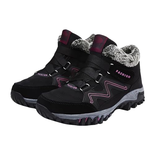 Damen Herren Winterschuhe Warm Gefüttert, Schneestiefel Trekkingschuhe Winter Wanderhalbschuhe Winterschuhe Outdoor Winterboots Laufschuhe Rutschfest Wanderstiefel Snow Boots Gr.35-48 von BOTCAM