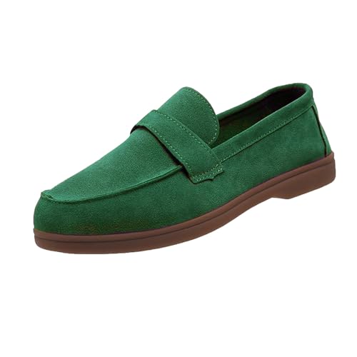 Damen Leder Loafer Niedriger Keil Einzelschuhe Lässige Freizeit Flats Schuhe Mokassins Bequeme Und Elegant Abendschuhe Slip-On Modische Halbschuhe Weichen Sohle Faltbarer Arbeitsschuhe Damen Leder Loafer Niedriger Keil Einzelschuhe Lässige Freizeit Flats Schuhe Mokassins Bequeme Und Elegant Abendschuhe Slip-On Modische Halbschuhe Weichen Sohle Faltbarer Arbeitsschuhe von BOTCAM