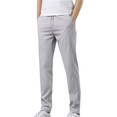 BOTCAM Herren Jogginghose Lang Sporthose Eisseide Stretch Schnell Trocknende Ice Seide Freizeithose Atmungsaktive Einfarbig Sommerhose Slim Fit Sweatpants Trainingshose Mit Kordelzug Und Taschen BOTCAM Herren Jogginghose Lang Sporthose Eisseide Stretch Schnell Trocknende Ice Seide Freizeithose Atmungsaktive Einfarbig Sommerhose Slim Fit Sweatpants Trainingshose Mit Kordelzug Und Taschen von BOTCAM