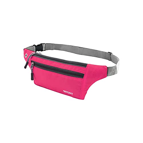 BOTCAM Pack zum Laufen Telefonhalter zum Laufen Gürtel für Frauen Hüfttasche wasserdichte Hüfttasche Schulterumhängetasche (Hot Pink, One Size) von BOTCAM