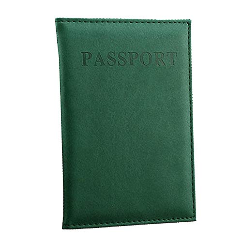 BOTCAM Passport ID Protektor Beautiful Card dedizierte Abdeckungshaltertasche Taschen Set Für Damen Unter 10 (Dark Geen, One Size) von BOTCAM