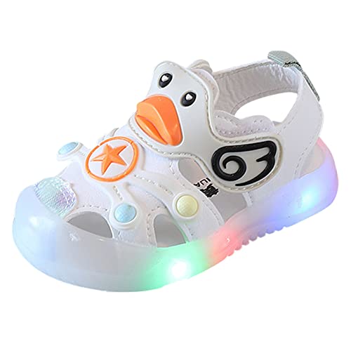 Sandalen Baby Mädchen - Sommerschuhe Kleinkind Schuhe Atmungsaktive Flach Sommerschuhe Lauflernschuhe rutschfest Strandschuhe Sandaletten Weichen Sohle Kinderschuhe Outdoorsandalen von BOTCAM