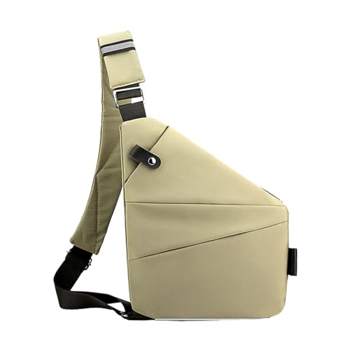 BOTCAM Taschen Garderoben Tür Persönliche Taschentasche für Reisen Persönliche Taschentasche für Männer Persönliche Flex-Tasche Schärpentasche Schultertasche Taschen Für Damen Groß (Khaki, One Size) von BOTCAM