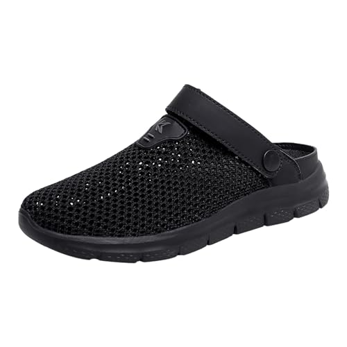BOTCAM Unisex Clogs Extra Weit Hausschuhe Für Herren Damen Weichen Sohlen Gesundheitsschuhe Handsfree Slip On Orthopädische Slipper Hausschuhe Hinten Offen Pantoffeln Für Den Täglichen Gebrauch von BOTCAM