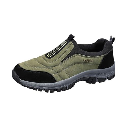 BOTCAM Wanderschuhe Herren Wildleder Outdoor Fitness Jogging Trekkingschuhe Ohne Schnürsenkel Bergschuhe Orthopädische Schuhe rutschfeste Sneaker Ultralight Sportschuhe für Camping, Wandern BOTCAM Wanderschuhe Herren Wildleder Outdoor Fitness Jogging Trekkingschuhe Ohne Schnürsenkel Bergschuhe Orthopädische Schuhe rutschfeste Sneaker Ultralight Sportschuhe für Camping, Wandern von BOTCAM