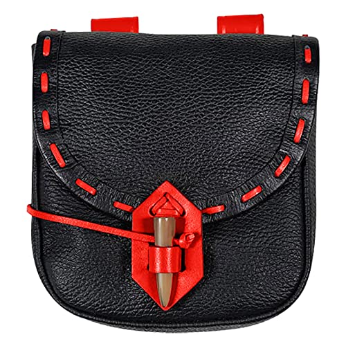 Beutel Taschen Damen 2022 Außenhandel Einfarbig Nähen Gürteltasche Licht Retro Kuh Horn Schnalle Handgemachte Tasche (A, One Size) von BOTCAM