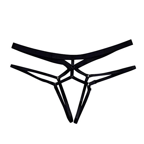 G-String Slip Damen Strings Tanga Thong Sexy Slips Für Sex Unterhosen Damen Tanga Niedrige Taillenslip Aushöhlen Stretch Bikinislips Erotische Wäsche Dessous Unterwäsche Briefs Pantys von BOTCAM