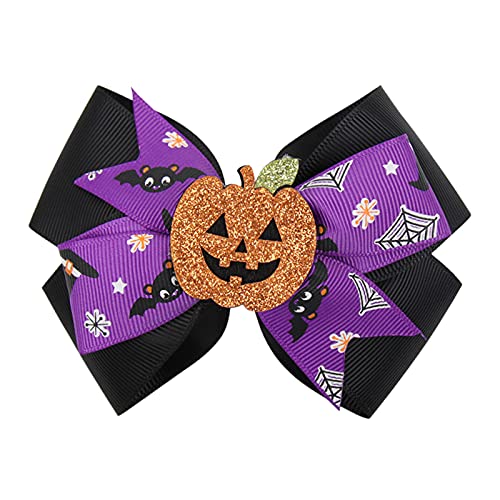 Halloween Haarschmuck Cartoon Party Zubehör Kinder Clips Kopfbedeckung Baby Babypflege Haarband Yoga (A, One Size) von BOTCAM