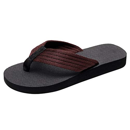 Hausschuhe Warm Herren 45 Atmungsaktive Flache Flip-Flops Slipper Strandschuhe Herren Sandalen Home Sommerschuhe Herren Slipper Atmungsaktive Schuhe Herren Business von BOTCAM