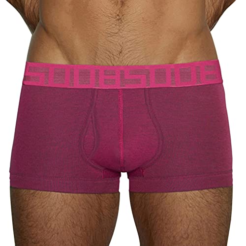 Herren Casual Sexy Unterwäsche Hose Baumwolle Feiner Samt Gürtel Unterhose Schlüpfer Solide Elastische Boxershorts Farbige Herren Boxershorts von BOTCAM