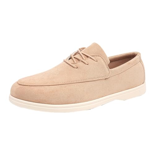 Herren Slip-On-Loafer Sneaker Halbschuhe Turnschuhe Leichte Businessschuhe Arbeitsschuhe Weiche Bequeme Rutschfester Sohle Mokassins Fahrschuhe Bootsschuhe Loafer Freizeitschuhe Lederschuhe von BOTCAM