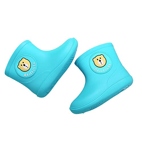 Kinderschuhe Regen Regen Cartoon Jungen Gummi wasserdichte Baby Mädchen Stiefel Kleinkind Babyschuhe Warm Boots von BOTCAM