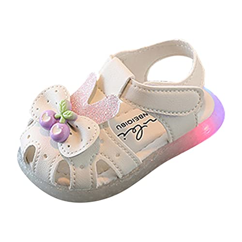 Kinderschuhe flache bequeme weiche Sandalen weiche Sohle Kleinkindschuhe Baotou Prinzessin leichte Schuhe Sommerschuhe Jungen 27 von BOTCAM