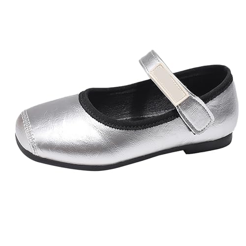 Mädchen Ballerinas, Mary Jane Halbschuhe Super Fit Weichen Sohlen Kleiderschuhe Schulschuhe Tanzschuhe Elegant Gummi Sohle Kleinkind Kinderschuhe Sommerschuhe Flache Schuhe von BOTCAM