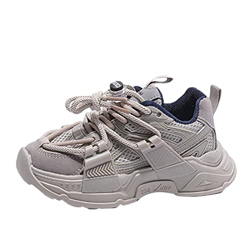 Mode Frühling Sommer Kinder Sport Jungen Laufschuhe Flach Leicht Mesh Atmungsaktiv Bequem Einfarbig Einfacher Stil Schuhe Kinder 40 Jungen von BOTCAM