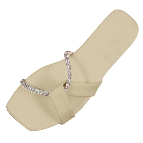 Modische Hausschuhe Für Damen Offene Zehen Strandsandalen PU-Leder Schlappen Glitzernde Stile Slides Pantoletten Sommer Leicht Bequem Badeschlappen Mit Perlen Open Toe Freizeitsandalen Modische Hausschuhe Für Damen Offene Zehen Strandsandalen PU-Leder Schlappen Glitzernde Stile Slides Pantoletten Sommer Leicht Bequem Badeschlappen Mit Perlen Open Toe Freizeitsandalen von BOTCAM