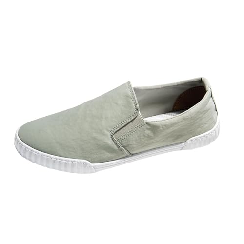 Sneaker Herren Segeltuch Halbschuhe Leicht Atmungsaktiv BarfußSchuhe Laufschuhe Klassische Modische Loafers Tennisschuhe Einfache Bequeme Wanderhalbschuhe Lässig Niedriger Freizeitschuhe von BOTCAM