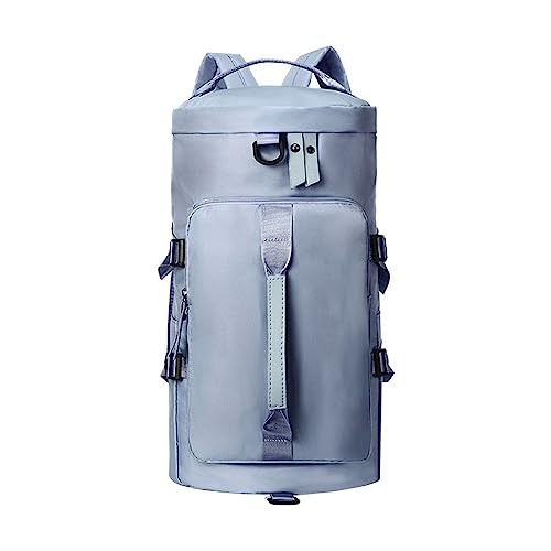 Taschen Damen Nylon Sporttasche für Damen und Herren, Sport-Reisetasche mit Schuhfach und Nassfach, Übernachtungstaschen für Yoga, Reisen, Schwimmen, Camping, Taschen Organisator Für (Blue, One Size) von BOTCAM