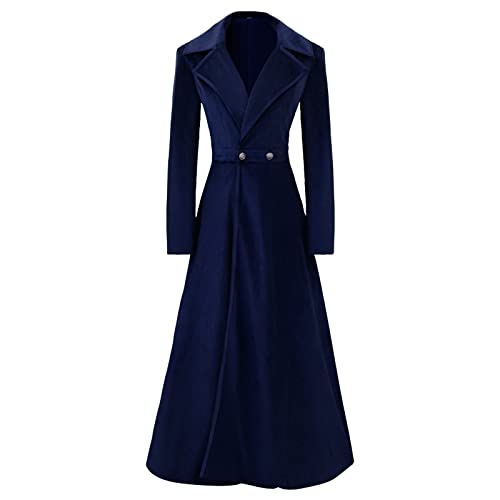 Trenchcoat Damen Winter Bodenlanges Wollmantel Langarm Slim fit Frauen Tragen Lang Vintage Parka Elegant Winterjacke Herbst Revers Überzieher Outwear Mantel Winterjacke Länge Knöchel Winterjacke Trenchcoat Damen Winter Bodenlanges Wollmantel Langarm Slim fit Frauen Tragen Lang Vintage Parka Elegant Winterjacke Herbst Revers Überzieher Outwear Mantel Winterjacke Länge Knöchel Winterjacke von BOTCAM