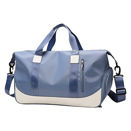 Wohnwagenschürze Mit Taschen Taschen für Frauen Handgepäck Reisetasche Sporttasche Sporttasche Reisetasche für Frauen Kord Taschen (Blue, One Size) von BOTCAM