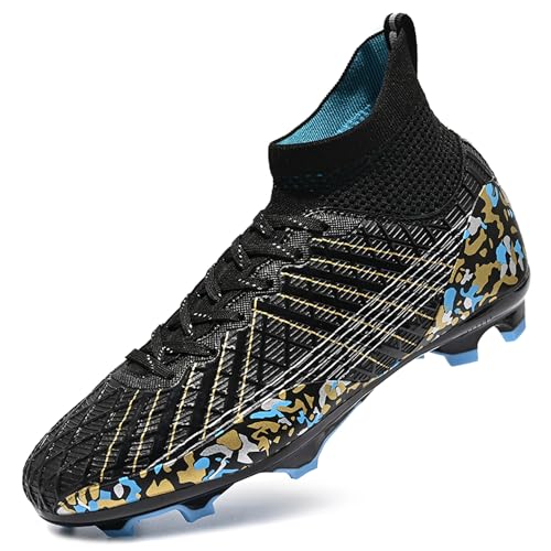 BOTEMAN Fußballschuhe Herren High Top Fußballschuhe Wettkampf Trainingsschuhe für draußen Hallenfußball Schuhe Jugend Football Schuhe Turf Spike Schuhe für Männer BOTEMAN Fußballschuhe Herren High Top Fußballschuhe Wettkampf Trainingsschuhe für draußen Hallenfußball Schuhe Jugend Football Schuhe Turf Spike Schuhe für Männer von BOTEMAN