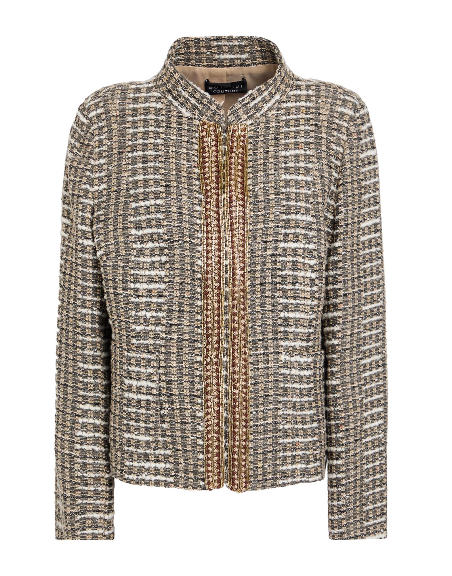 BOTONDI COUTURE Jacke & Anorak Damen Maulwurfsgrau von BOTONDI COUTURE