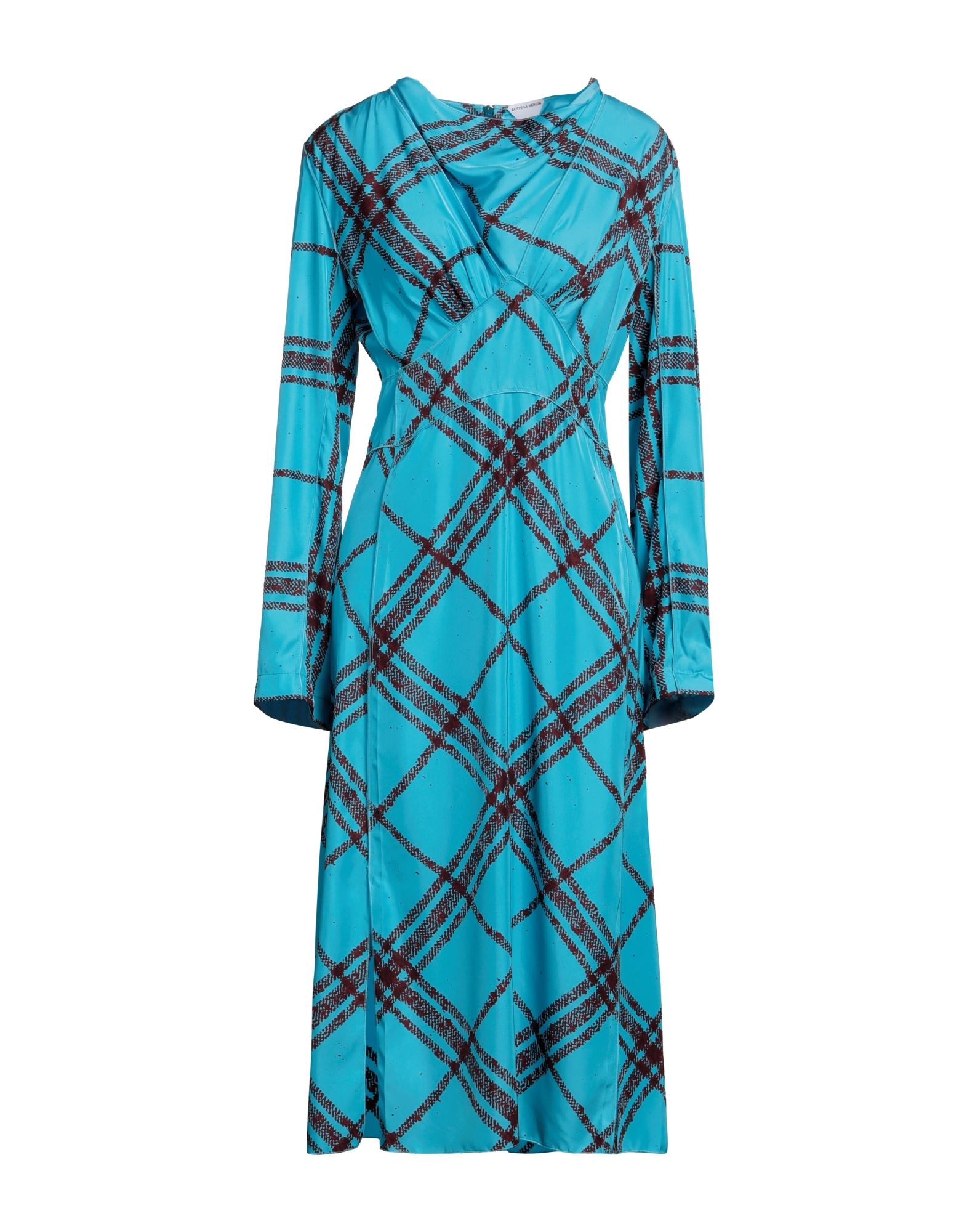 BOTTEGA VENETA Midi-kleid Damen Azurblau von BOTTEGA VENETA