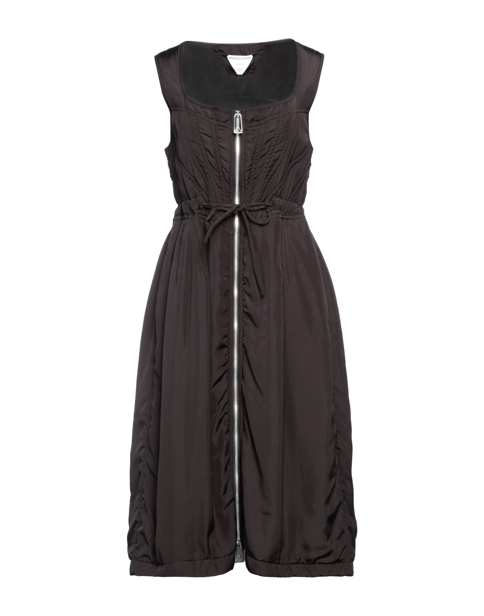 BOTTEGA VENETA Midi-kleid Damen Dunkelbraun von BOTTEGA VENETA