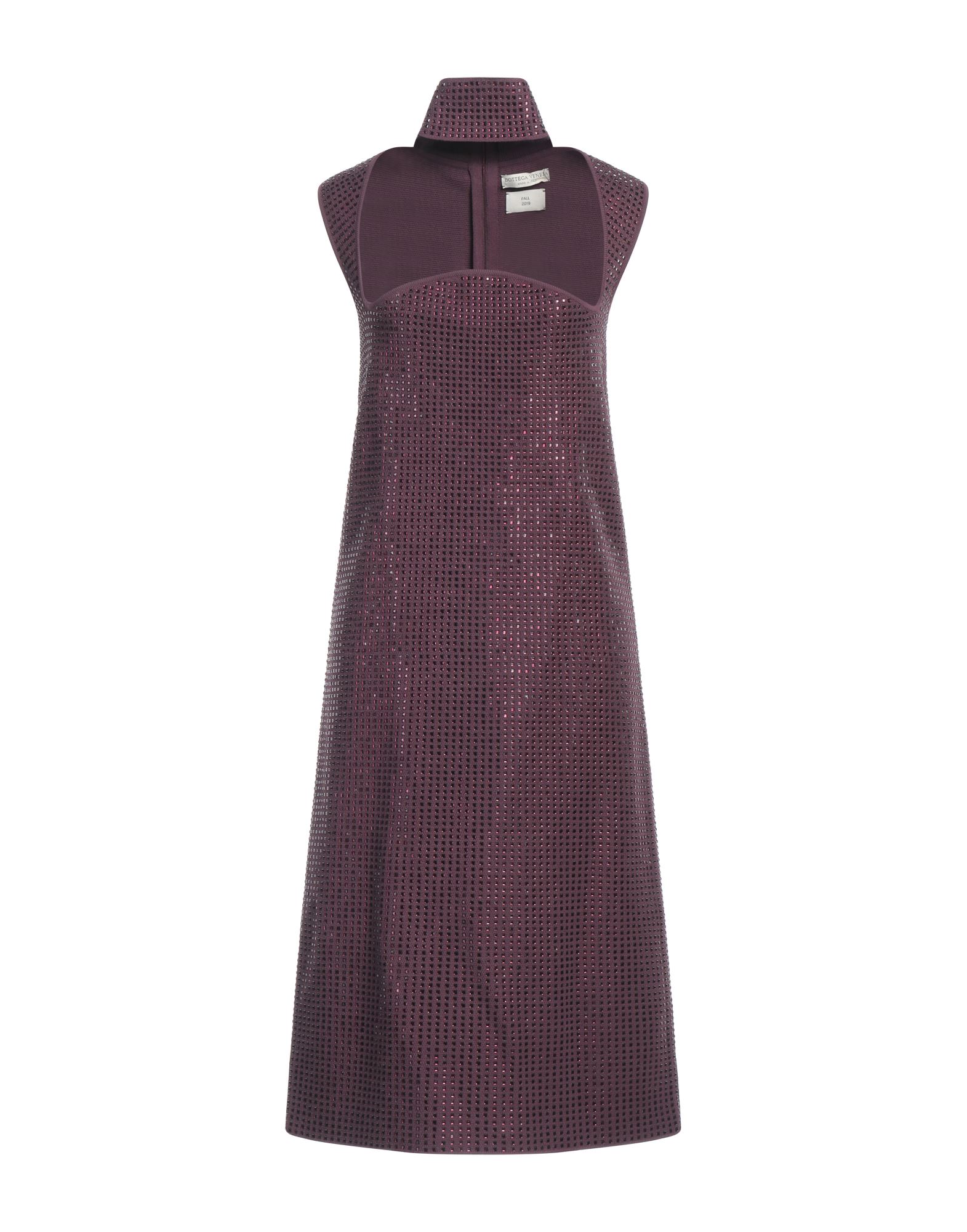 BOTTEGA VENETA Midi-kleid Damen Pflaume von BOTTEGA VENETA