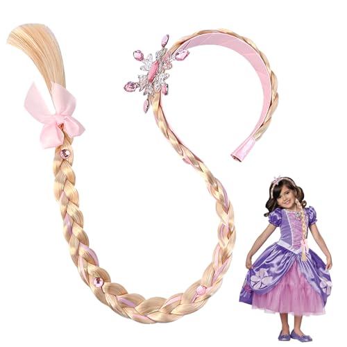 BOULESENM Mädchen Haarreif Zopf, Rosa Zopfband Mädchen, Mädchen Perücken Haarteil,Geflochten Langhaar Perücke Zöpfe für Mädchen Haarschmuck für Party Cosplay Kostüm BOULESENM Mädchen Haarreif Zopf, Rosa Zopfband Mädchen, Mädchen Perücken Haarteil,Geflochten Langhaar Perücke Zöpfe für Mädchen Haarschmuck für Party Cosplay Kostüm von BOULESENM