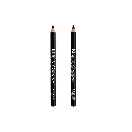 2 x Bourjois Paris Khol and Contour Eyeliner Extra-Long Wear - 001 Noir-issime von Bourjois