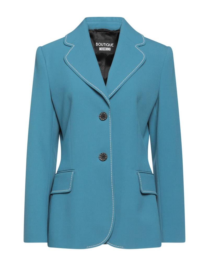 BOUTIQUE MOSCHINO Blazer Damen Blaugrau BOUTIQUE MOSCHINO Blazer Damen Blaugrau von BOUTIQUE MOSCHINO