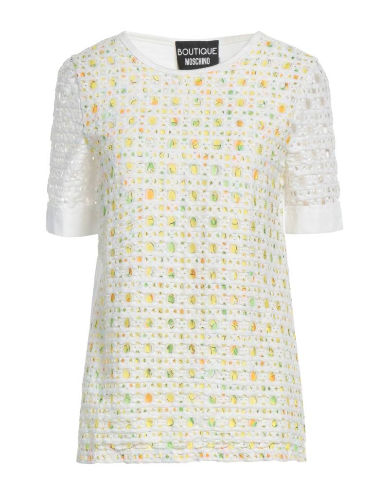 BOUTIQUE MOSCHINO Top Damen Weiß von BOUTIQUE MOSCHINO
