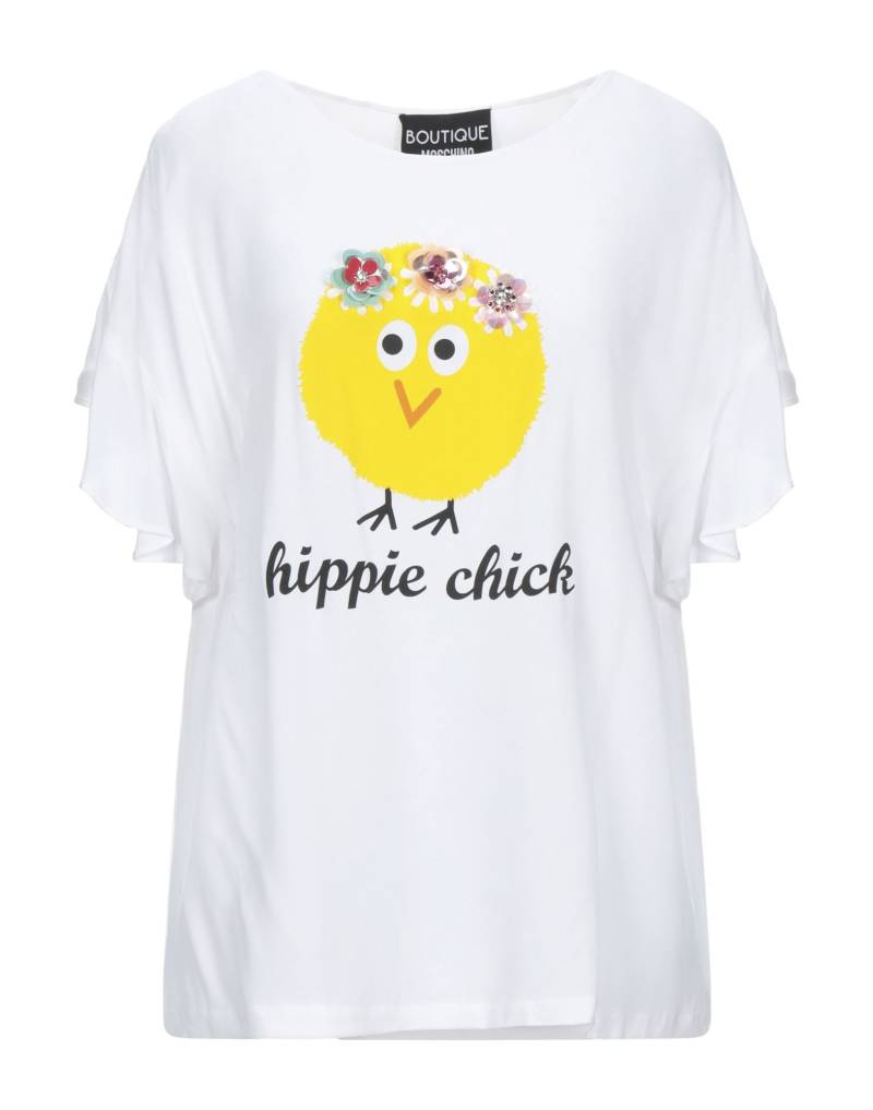 BOUTIQUE MOSCHINO Top Damen Weiß von BOUTIQUE MOSCHINO