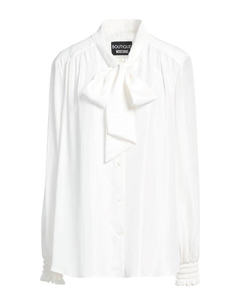 BOUTIQUE MOSCHINO Hemd Damen Weiß von BOUTIQUE MOSCHINO