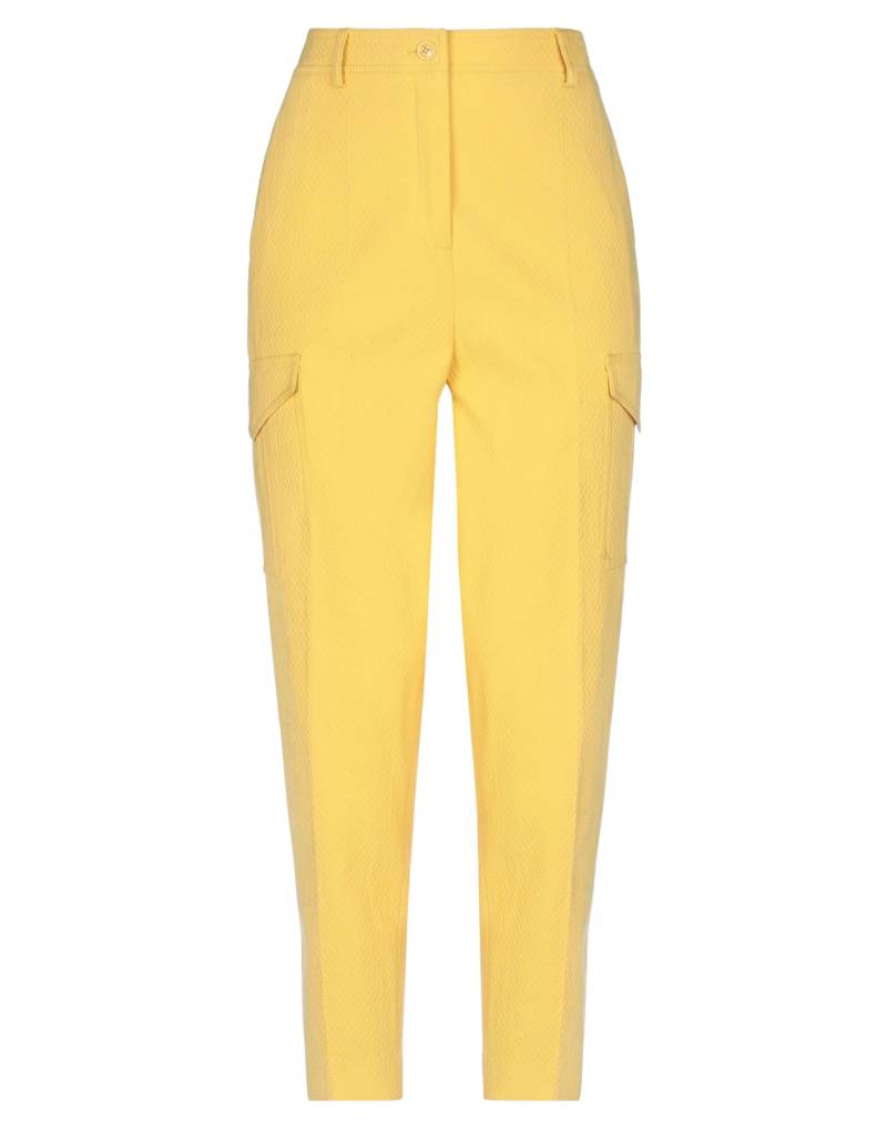 BOUTIQUE MOSCHINO Hose Damen Gelb von BOUTIQUE MOSCHINO