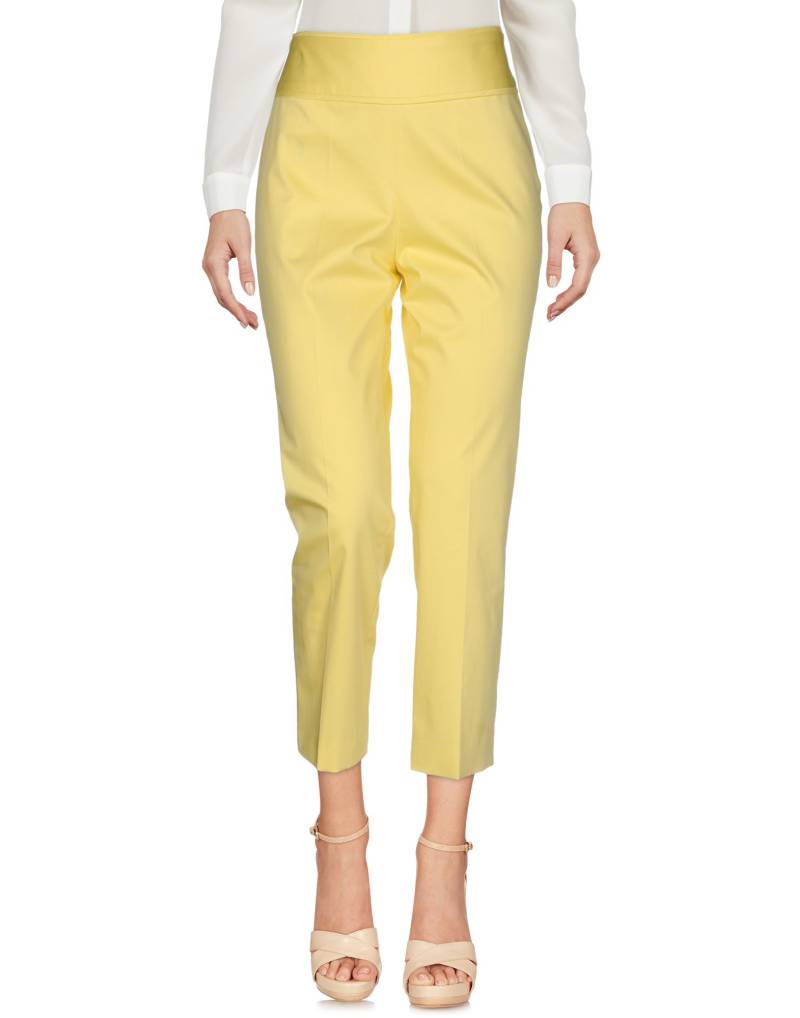 BOUTIQUE MOSCHINO Hose Damen Gelb von BOUTIQUE MOSCHINO