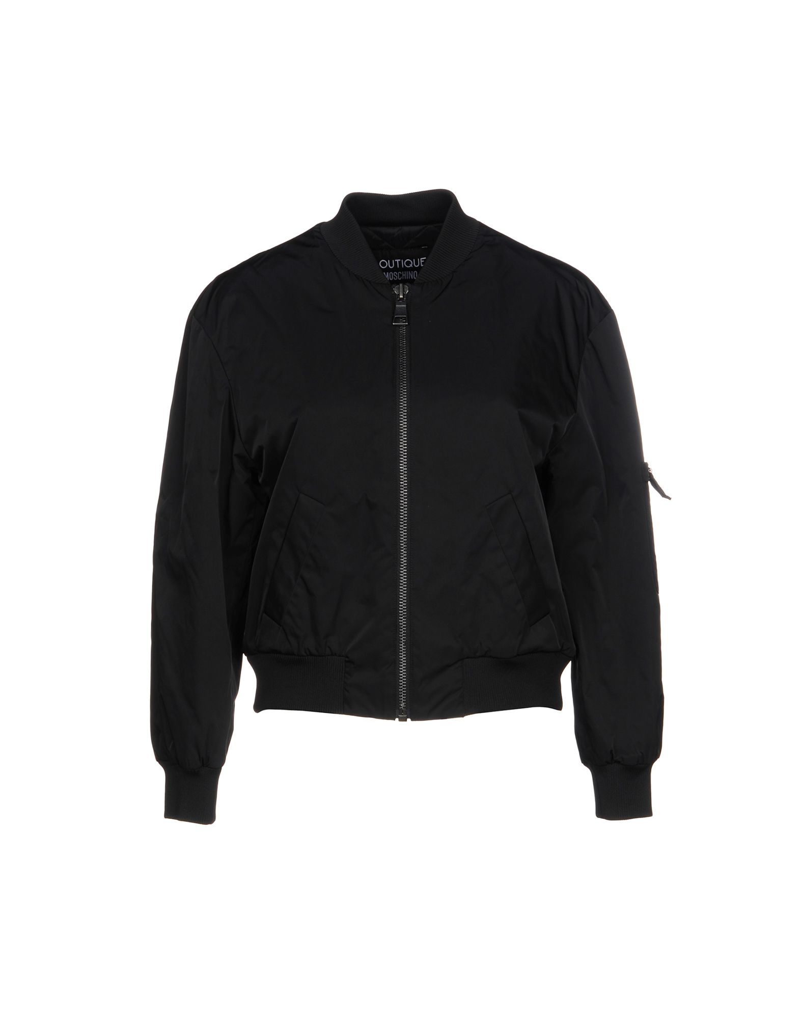BOUTIQUE MOSCHINO Jacke & Anorak Damen Schwarz BOUTIQUE MOSCHINO Jacke & Anorak Damen Schwarz von BOUTIQUE MOSCHINO
