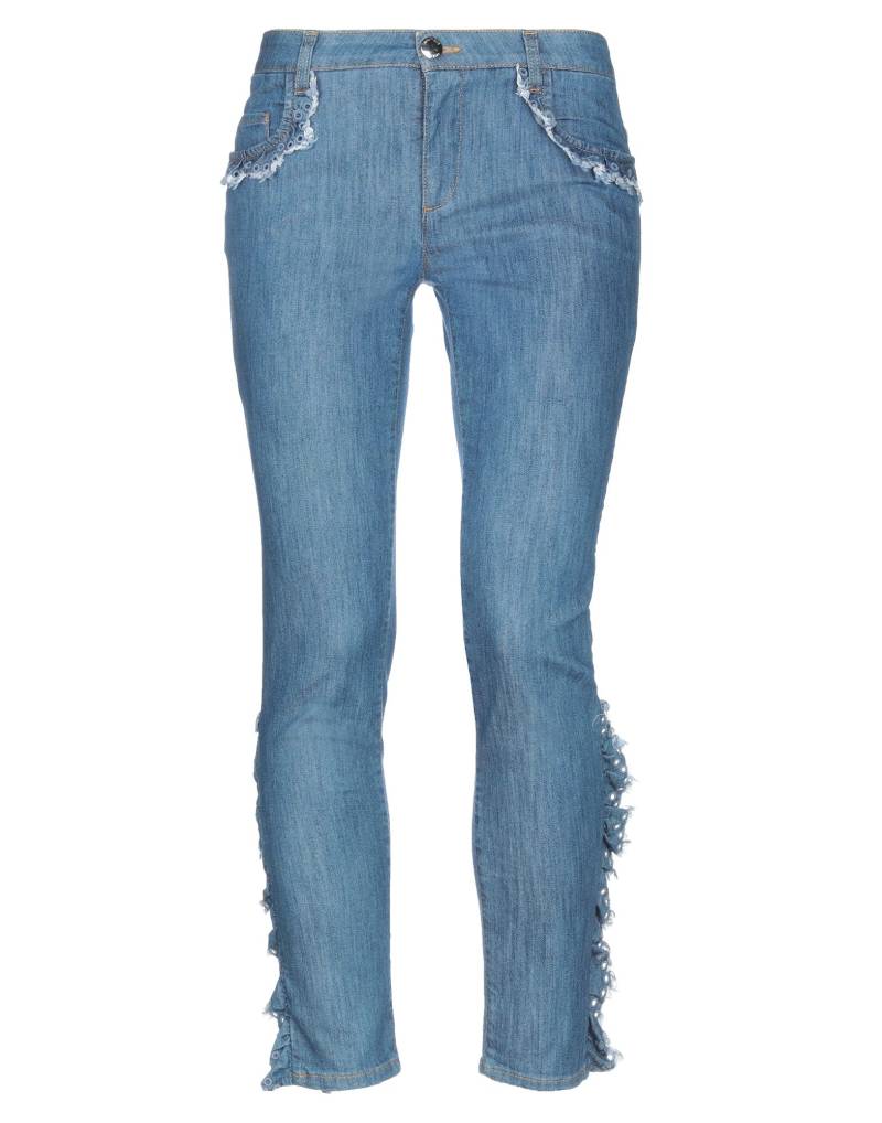 BOUTIQUE MOSCHINO Jeanshose Damen Blau von BOUTIQUE MOSCHINO