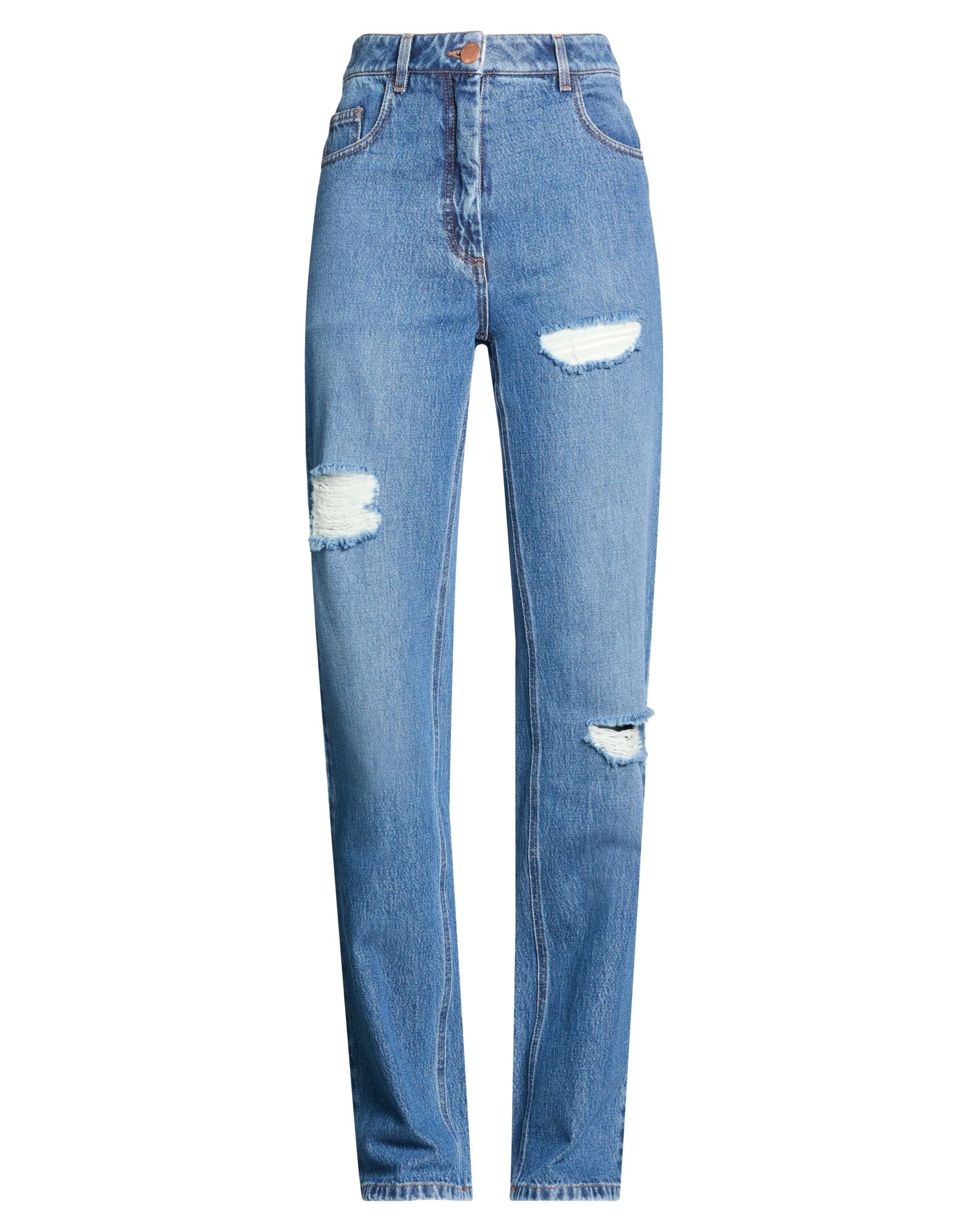 BOUTIQUE MOSCHINO Jeanshose Damen Blau von BOUTIQUE MOSCHINO