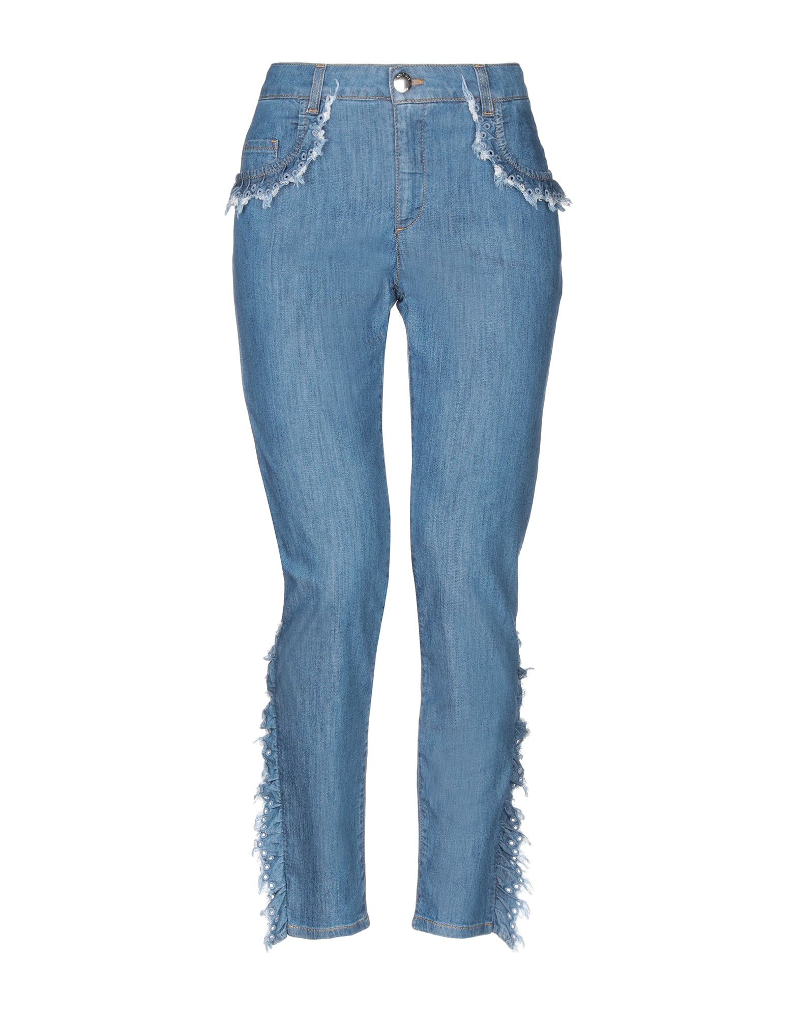 BOUTIQUE MOSCHINO Jeanshose Damen Blau von BOUTIQUE MOSCHINO