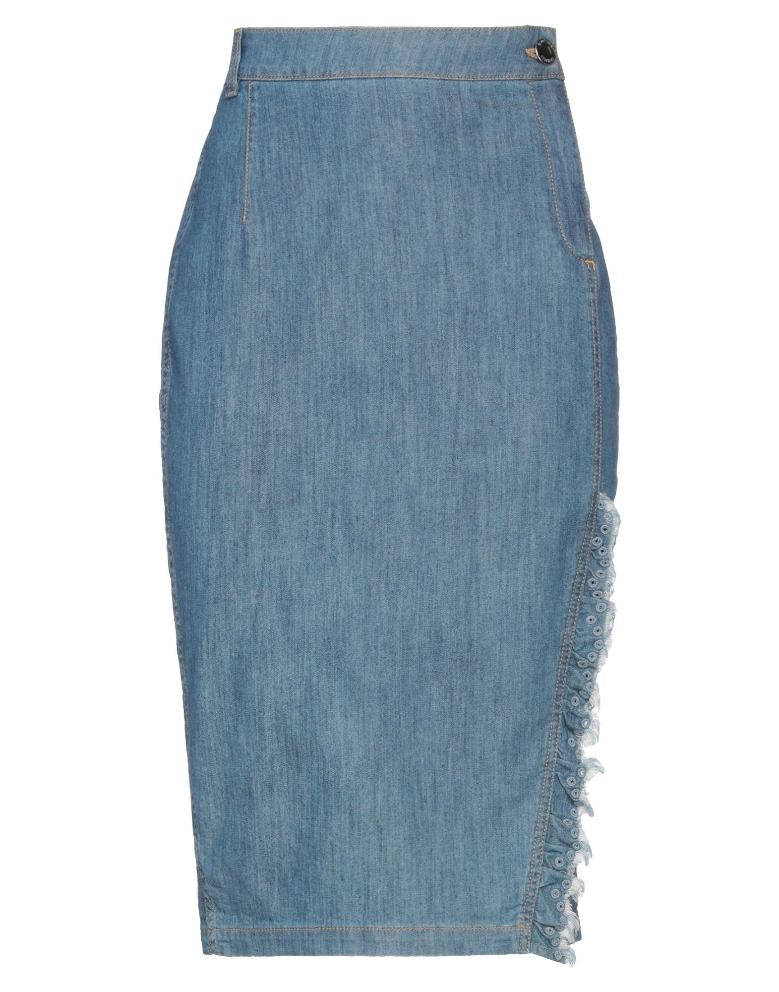 BOUTIQUE MOSCHINO Jeansrock Damen Blau von BOUTIQUE MOSCHINO