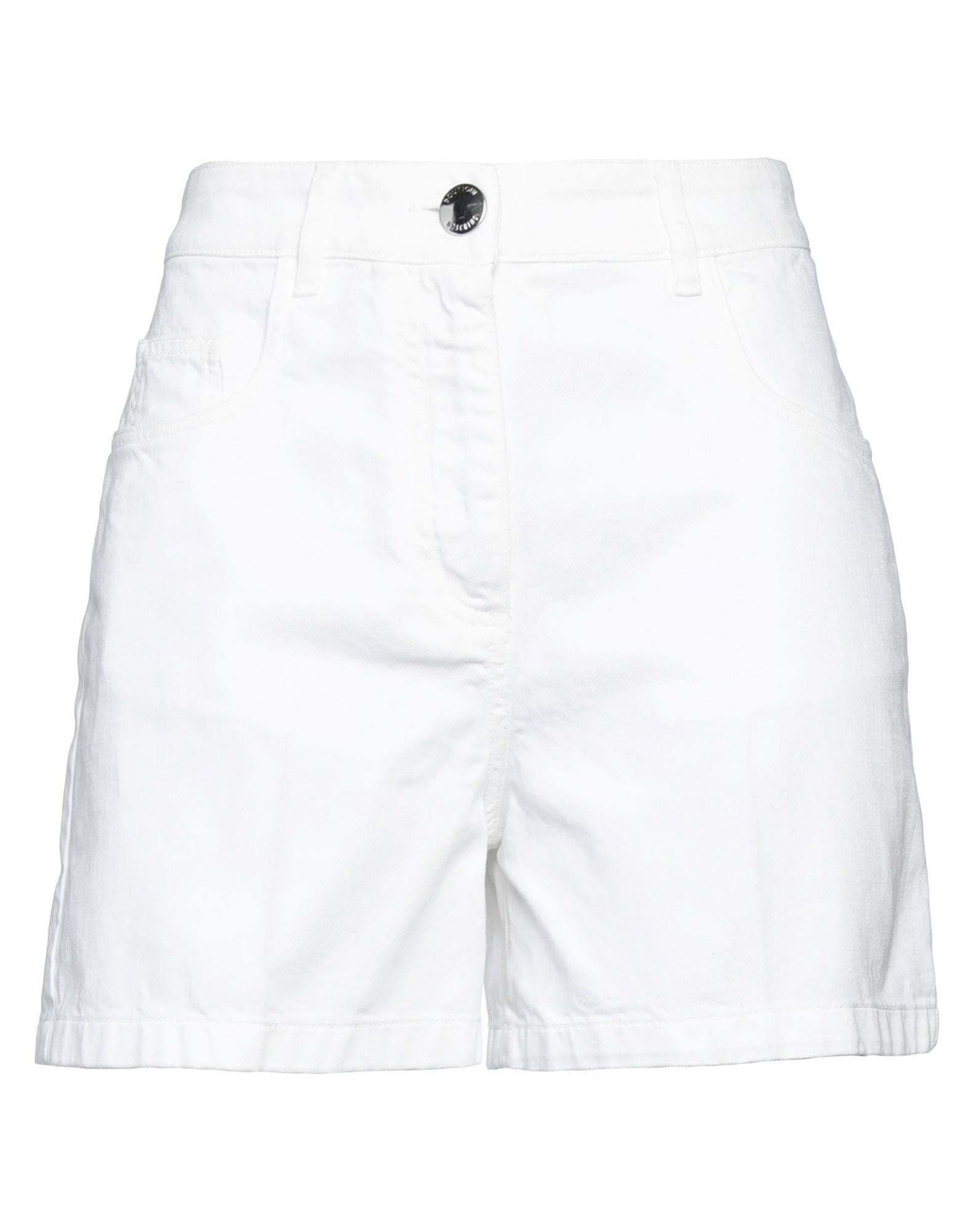 BOUTIQUE MOSCHINO Jeansshorts Damen Weiß von BOUTIQUE MOSCHINO