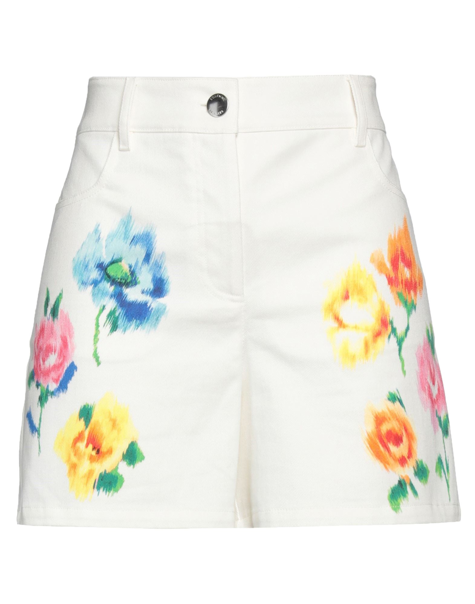 BOUTIQUE MOSCHINO Jeansshorts Damen Weiß von BOUTIQUE MOSCHINO