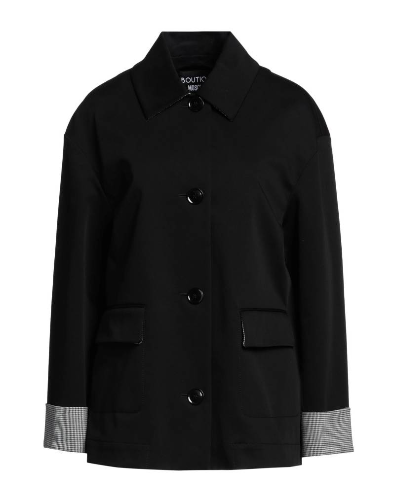 BOUTIQUE MOSCHINO Jacke, Mantel & Trenchcoat Damen Schwarz von BOUTIQUE MOSCHINO