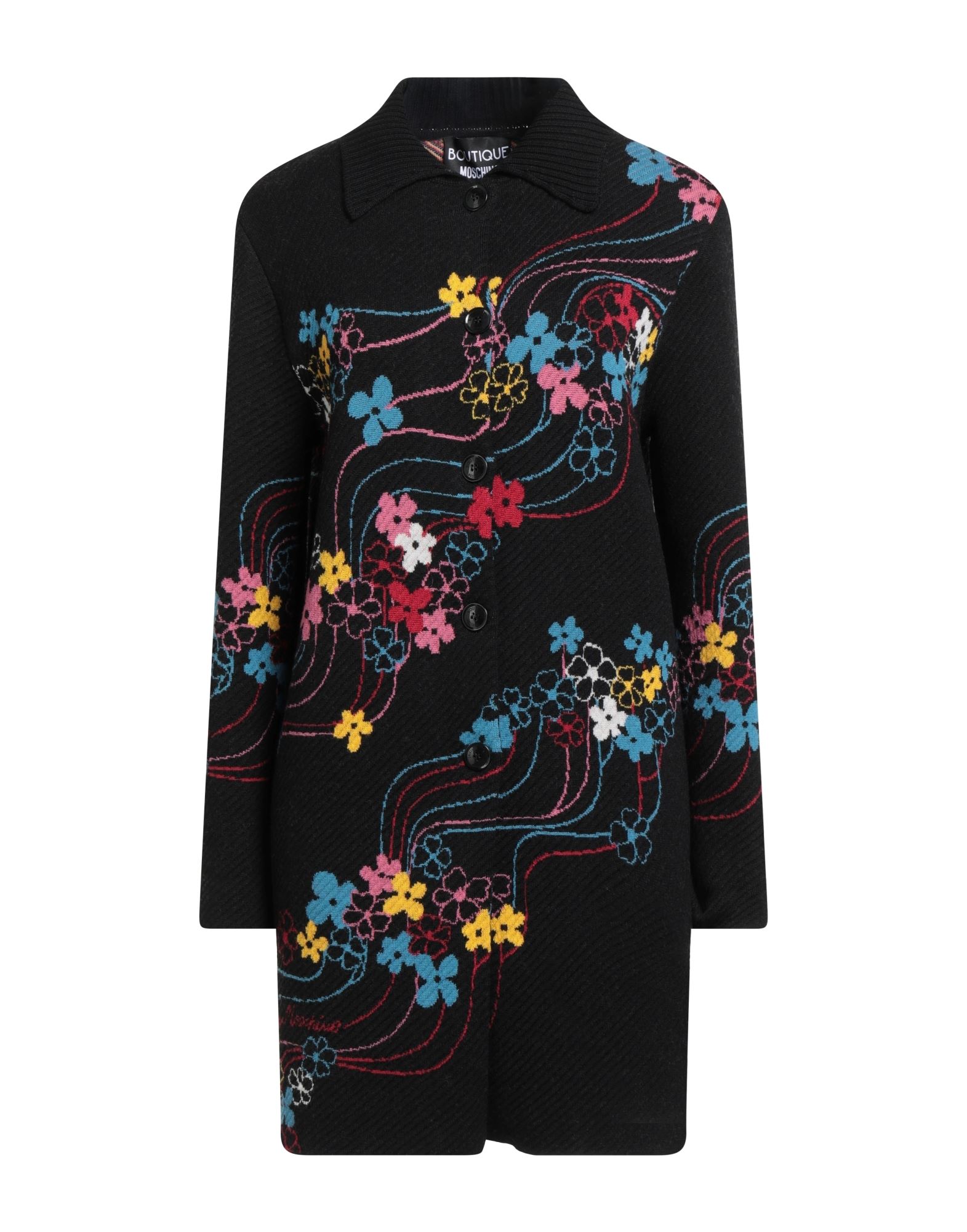 BOUTIQUE MOSCHINO Mantel Damen Schwarz BOUTIQUE MOSCHINO Mantel Damen Schwarz von BOUTIQUE MOSCHINO