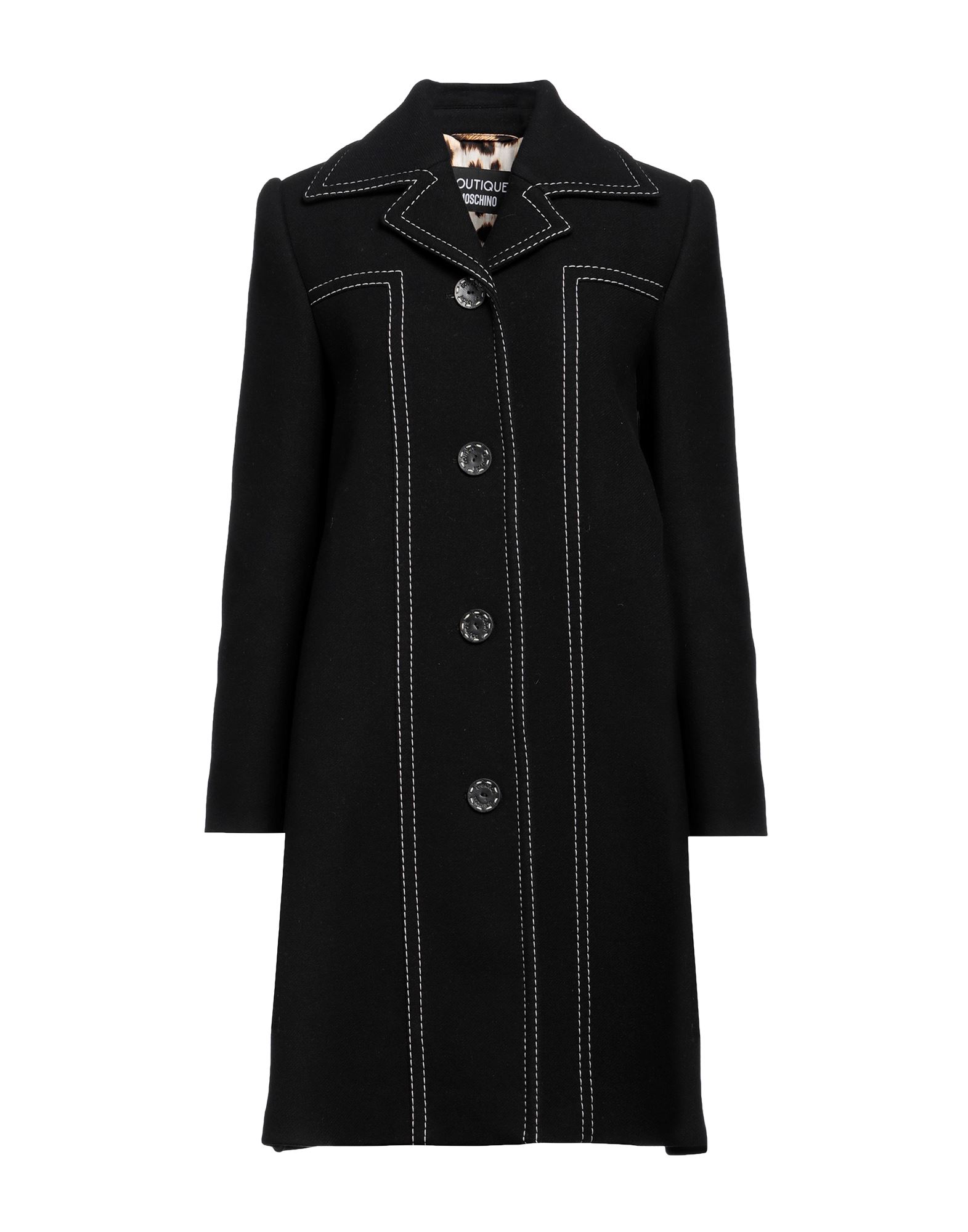 BOUTIQUE MOSCHINO Mantel Damen Schwarz von BOUTIQUE MOSCHINO